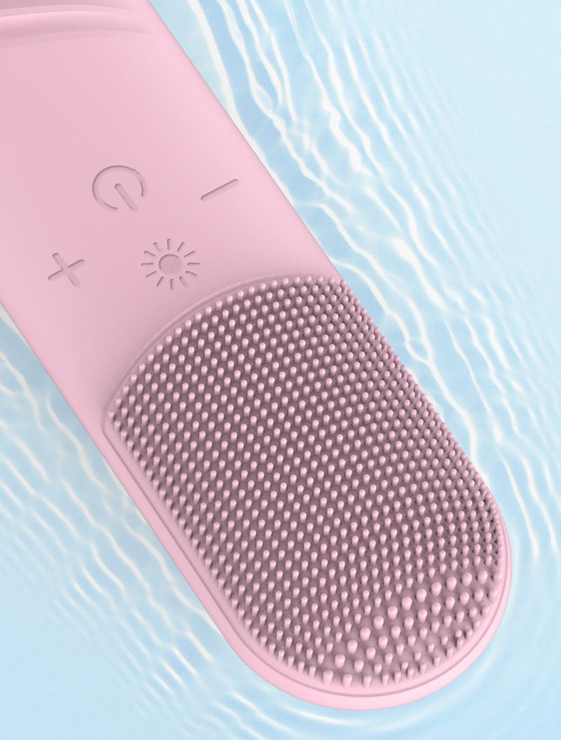 Silica Gel Cleansing Instrument Electric Ultrasonic Washing Brush
