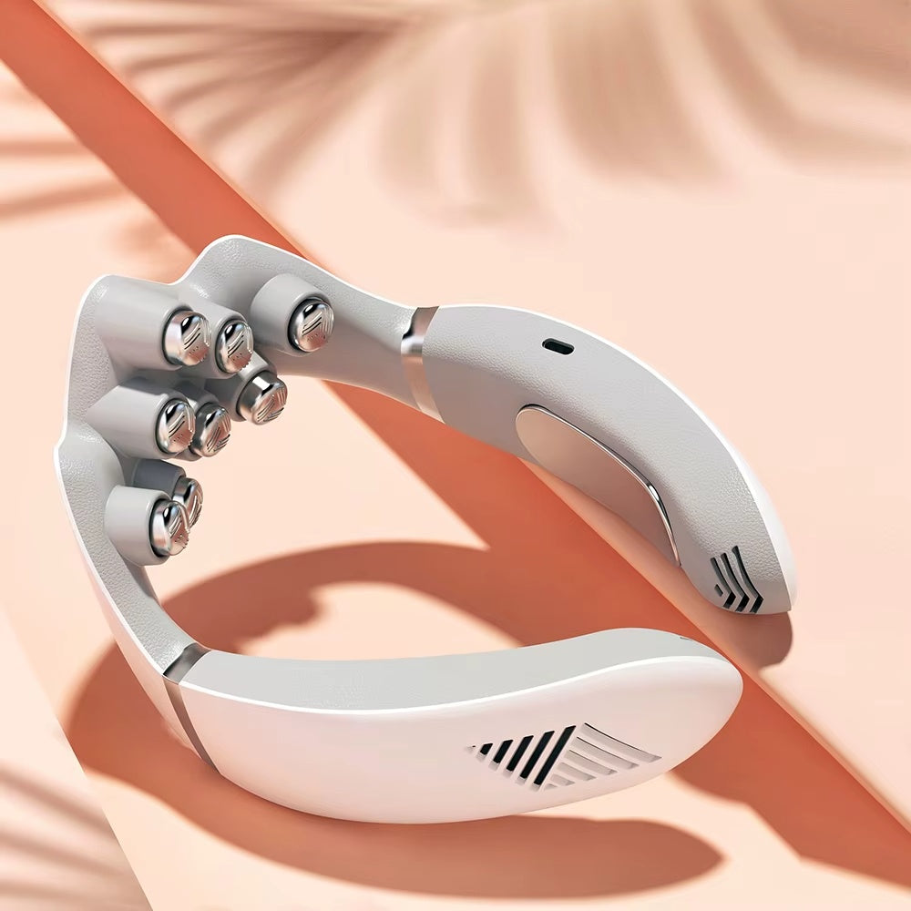 Wholesale Customized Wireless Personal Portable Neck Wearable Massagers Cold And Warm Hanging Neck Massager