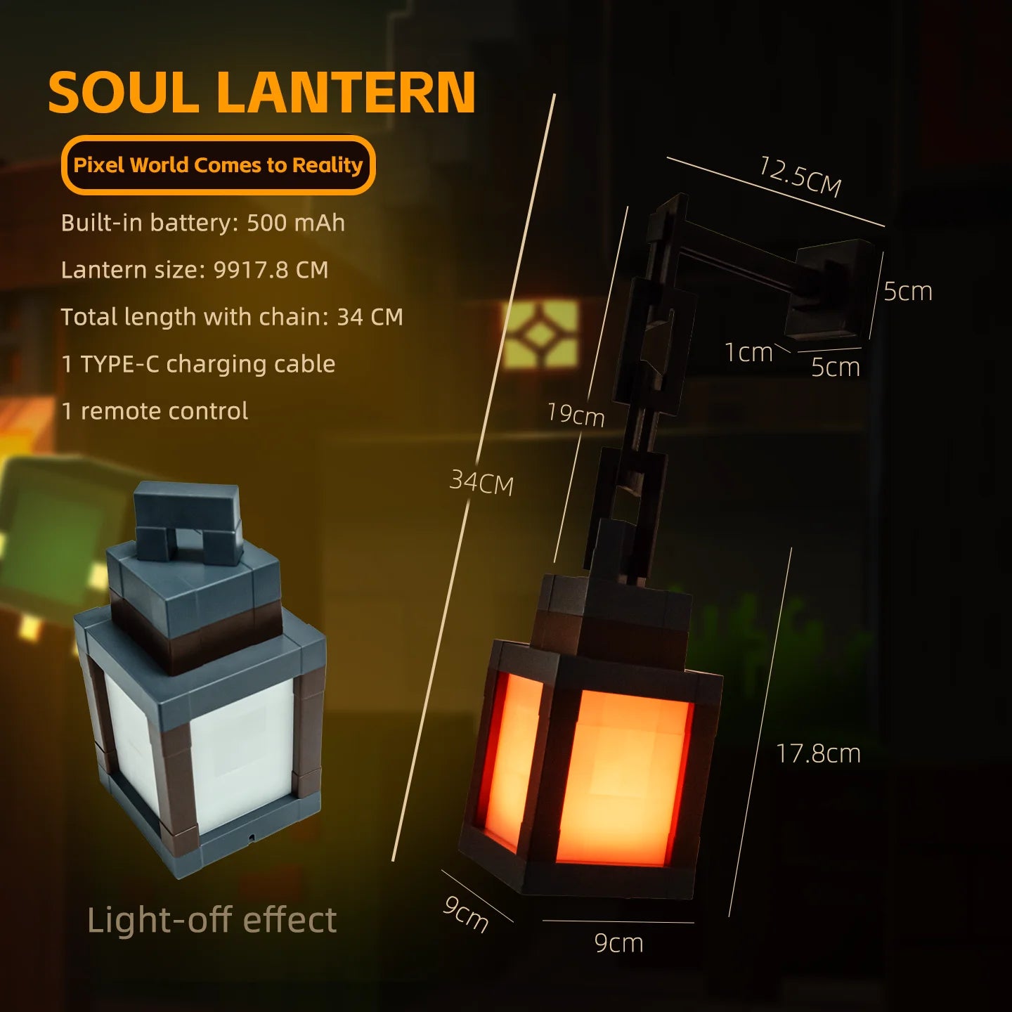 🕯️MineGlowLantern